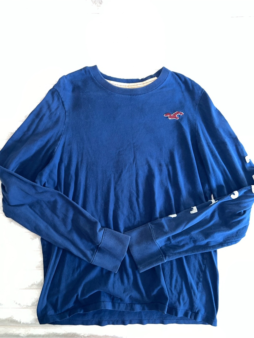 Men’s Hollister log sleeve